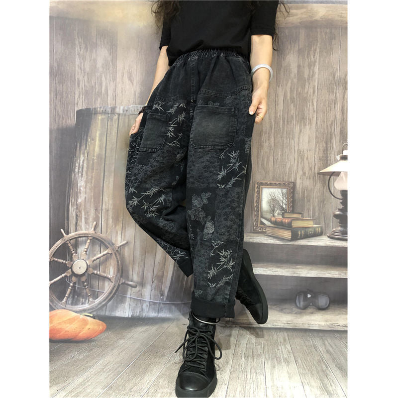 Daddy Pants Casual Harem Pants Cropped Pants Angelwarriorfitness.com