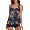 European And American Women's Tankini Swimsuit Angelwarriorfitness.com
