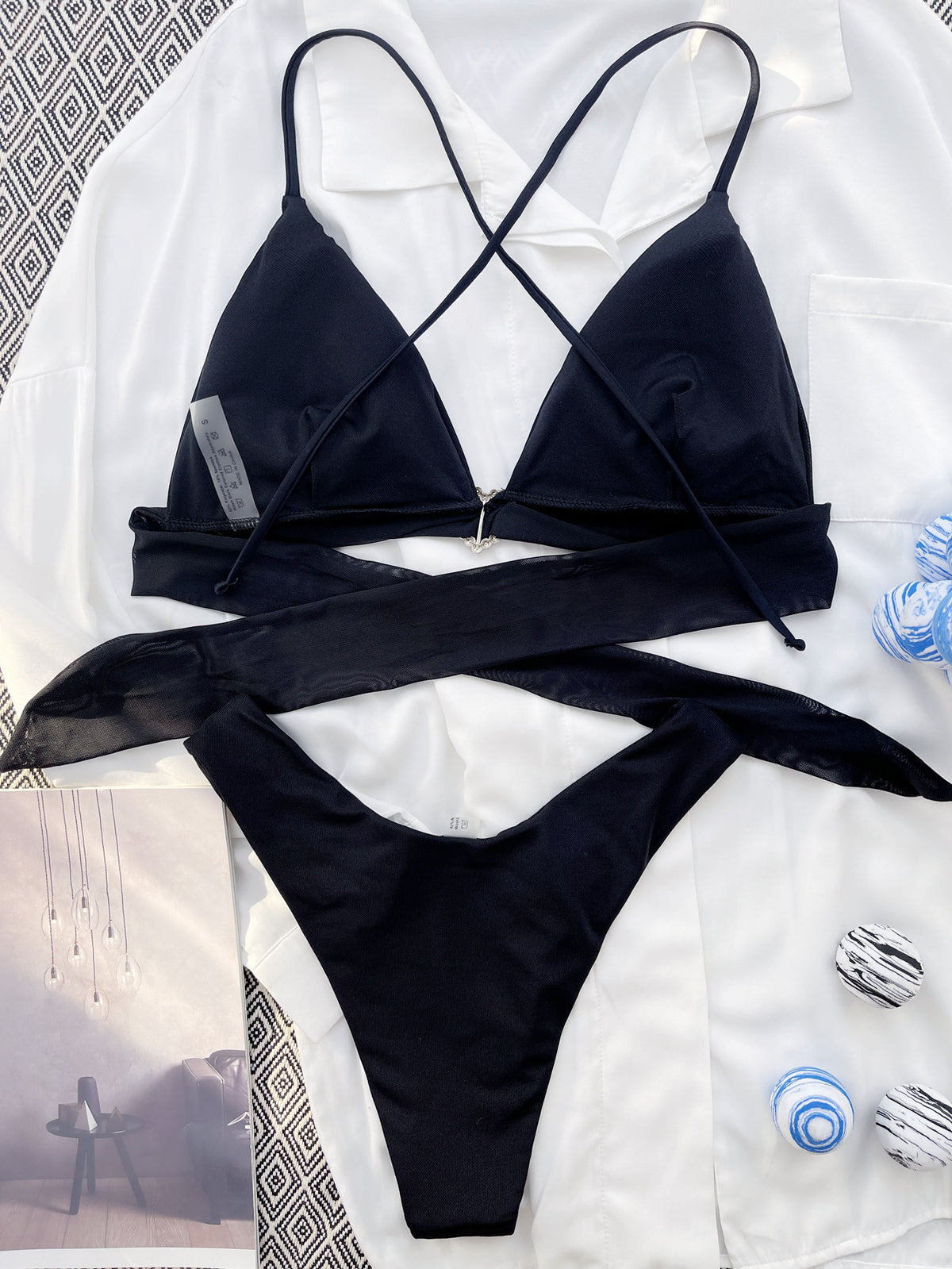 Women's New Love Bikini With Diamond Angelwarriorfitness.com