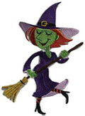 Happy Halloween [ Monster Mash Witch] Embroidered Iron on/Sew Patch Angelwarriorfitness.com