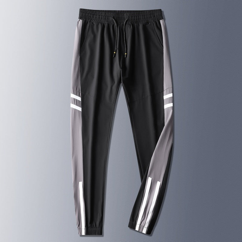 Plus Size Summer Sweatpants Men Sportswear Black Joggers Angelwarriorfitness.com