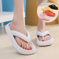 Clip Toe Shoes Eva Non-Slip Slippers Soft Sole Flip Flops Women Thick Bottom Bathroom Slides Summer Angelwarriorfitness.com
