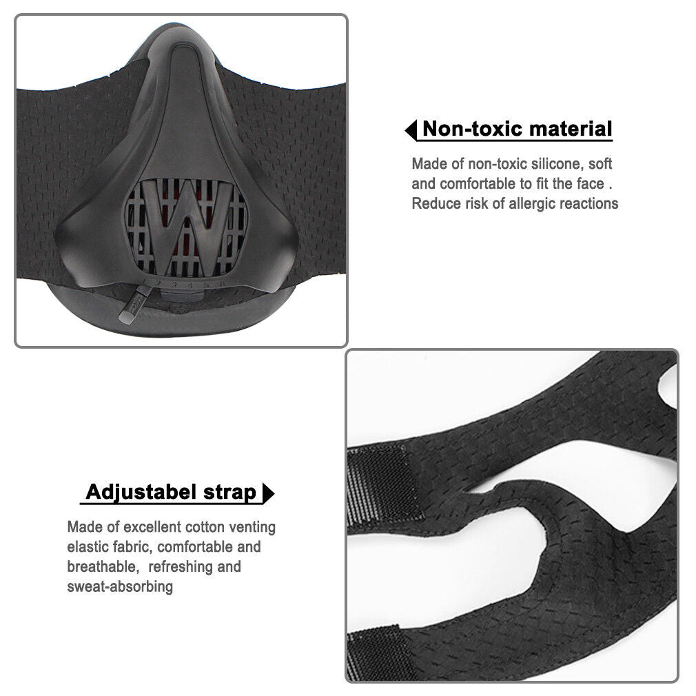 Running Training Face Mask Gym Workout High Altitude Fitness Breathe Sports Angelwarriorfitness.com
