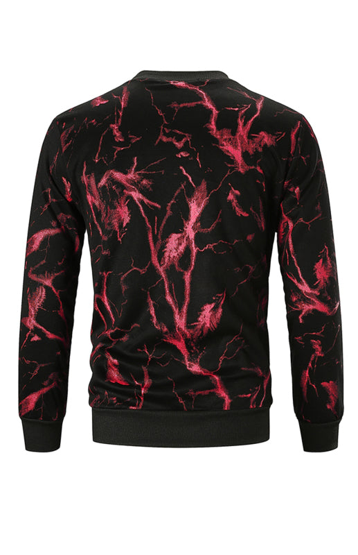 Men's Fashion Casual Print Sweatshirt Angelwarriorfitness.com