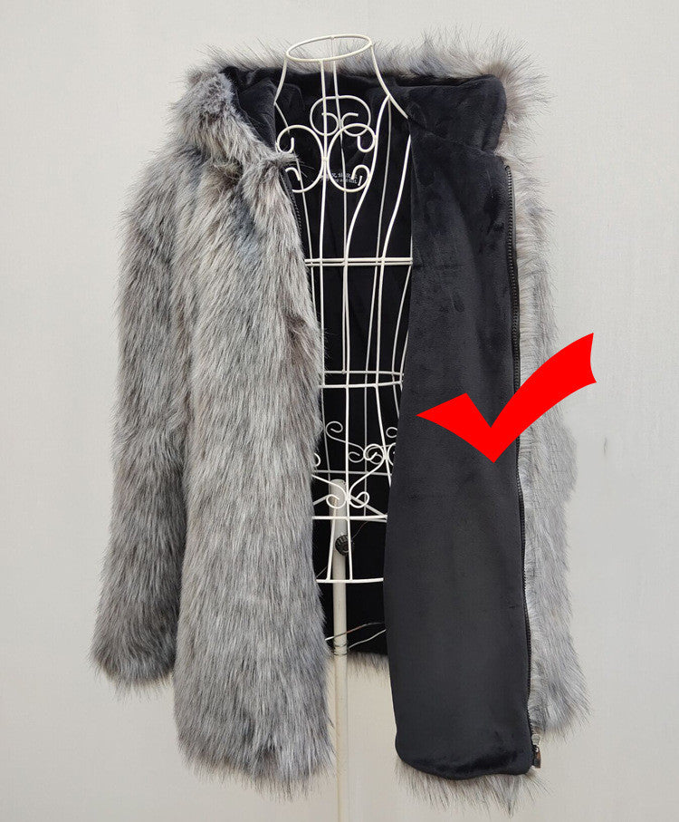 Hooded Fox Fur Men's Mink Fur Angelwarriorfitness.com