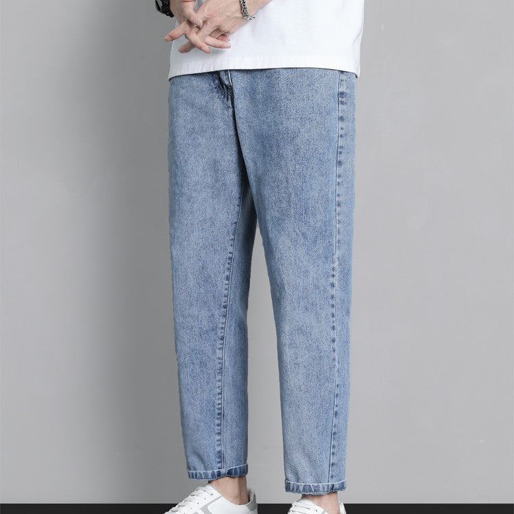 Mens Fashionable And Versatile Loose Straight Casual Pants Angelwarriorfitness.com