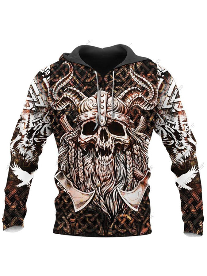 Men's Hoodie 3D Digital Printing Hoodie Angelwarriorfitness.com