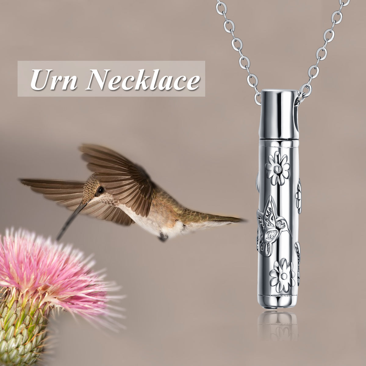 Hummingbird Cremation Jewelry Urn Necklace Ashes Sterling Silver Hummingbird Jewelry for Women Angelwarriorfitness.com