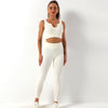 Yoga Suit Female Yoga Sportswear Bra Vest Hip Lift Trousers Angelwarriorfitness.com