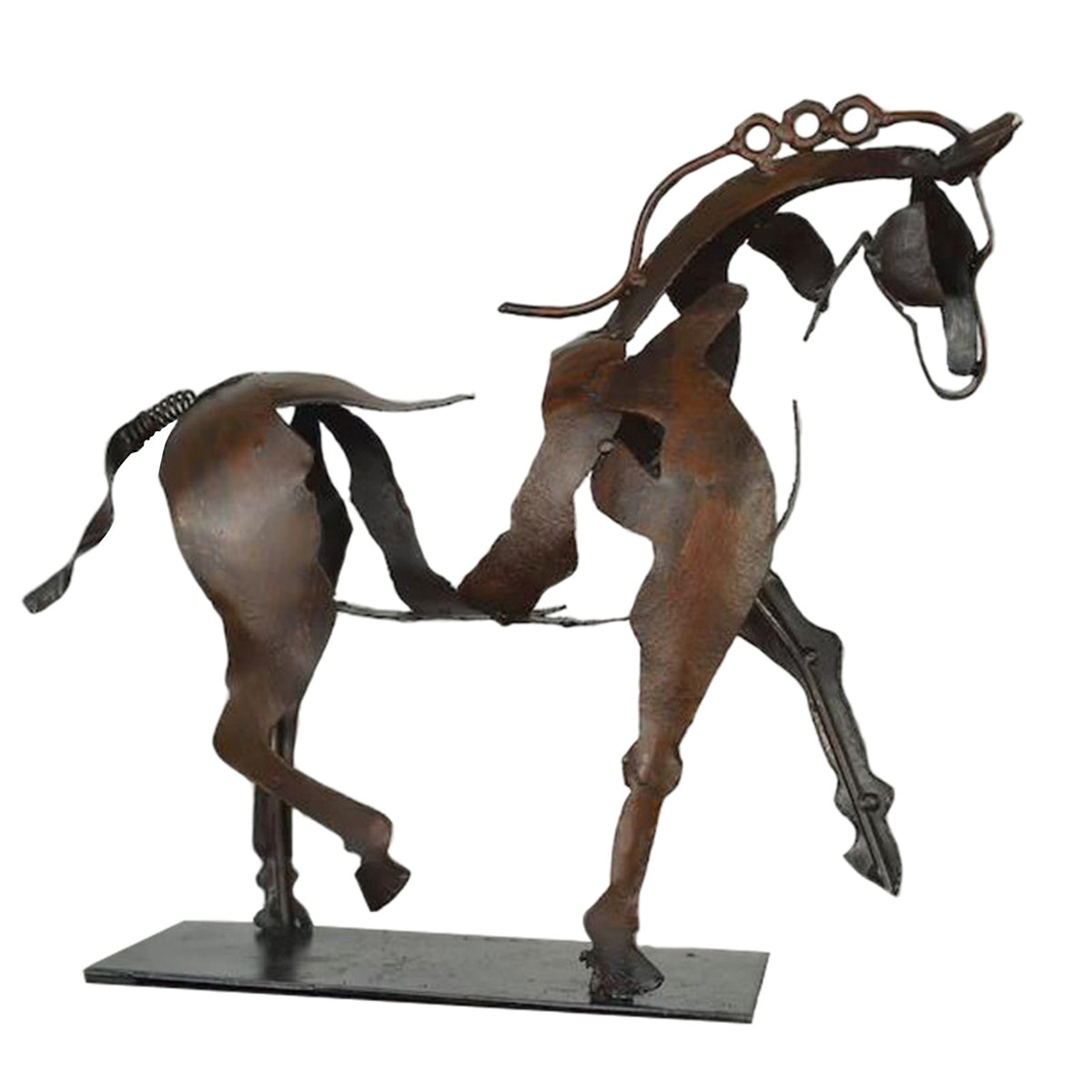 Statue Adonis Courtyard Metal Horse Angelwarriorfitness.com