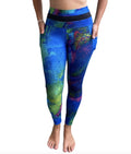 Aqua Yoga Leggings with Pockets (Full Print) Angelwarriorfitness.com
