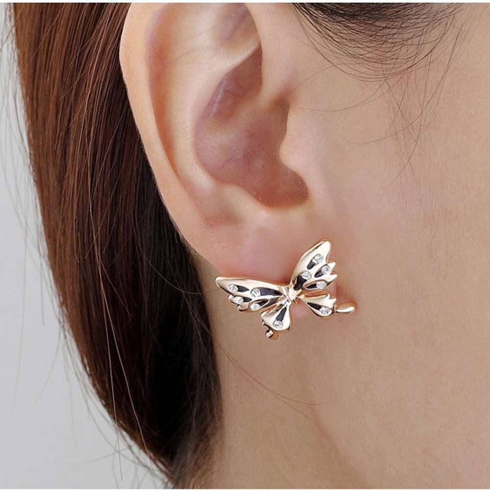 Gothic Women Butterfly  Earrings Angelwarriorfitness.com