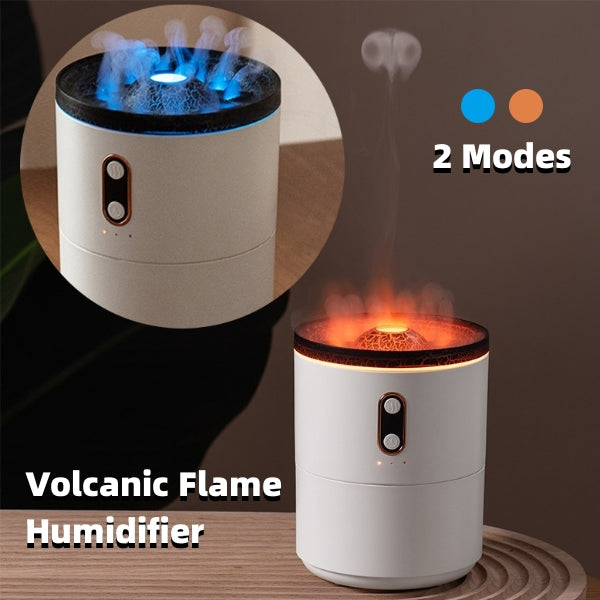 Volcanic Flame Aroma Essential Oil Diffuser USB Portable Jellyfish Air Humidifier Night Light Lamp Fragrance Humidifier Angelwarriorfitness.com