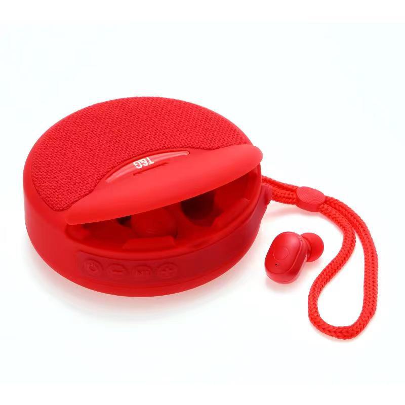 Outdoor Portable Headset Bluetooth Speaker Integrated Wireless 3D Stereo Subwoofer Music Speaker Support TF Card FM Radio Angelwarriorfitness.com
