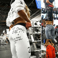 Slim Slimming Printed Yoga Pencil Pants Leggings Angelwarriorfitness.com