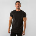 Muscular Male Brothers Workout Clothes Short-sleeved Stretch Slim Fit Angelwarriorfitness.com