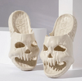 Personalized Skull Design Slippers Bathroom Indoor Outdoor Fun Slides Beach Shoes Angelwarriorfitness.com