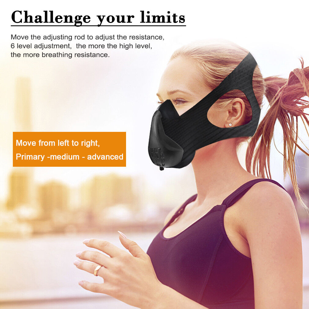 Running Training Face Mask Gym Workout High Altitude Fitness Breathe Sports Angelwarriorfitness.com