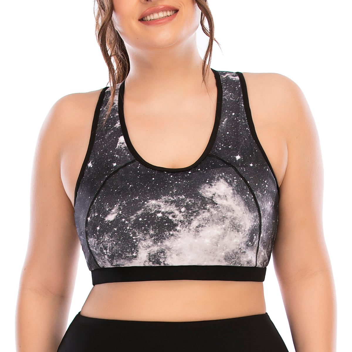 Workout Clothes Suit Plus Size Yoga Clothes Tight-fitting  Pants Sports Bra Angelwarriorfitness.com