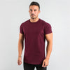 Muscular Male Brothers Workout Clothes Short-sleeved Stretch Slim Fit Angelwarriorfitness.com
