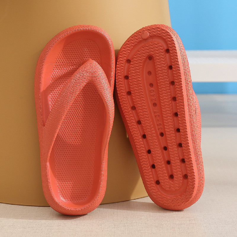 Clip Toe Shoes Eva Non-Slip Slippers Soft Sole Flip Flops Women Thick Bottom Bathroom Slides Summer Angelwarriorfitness.com