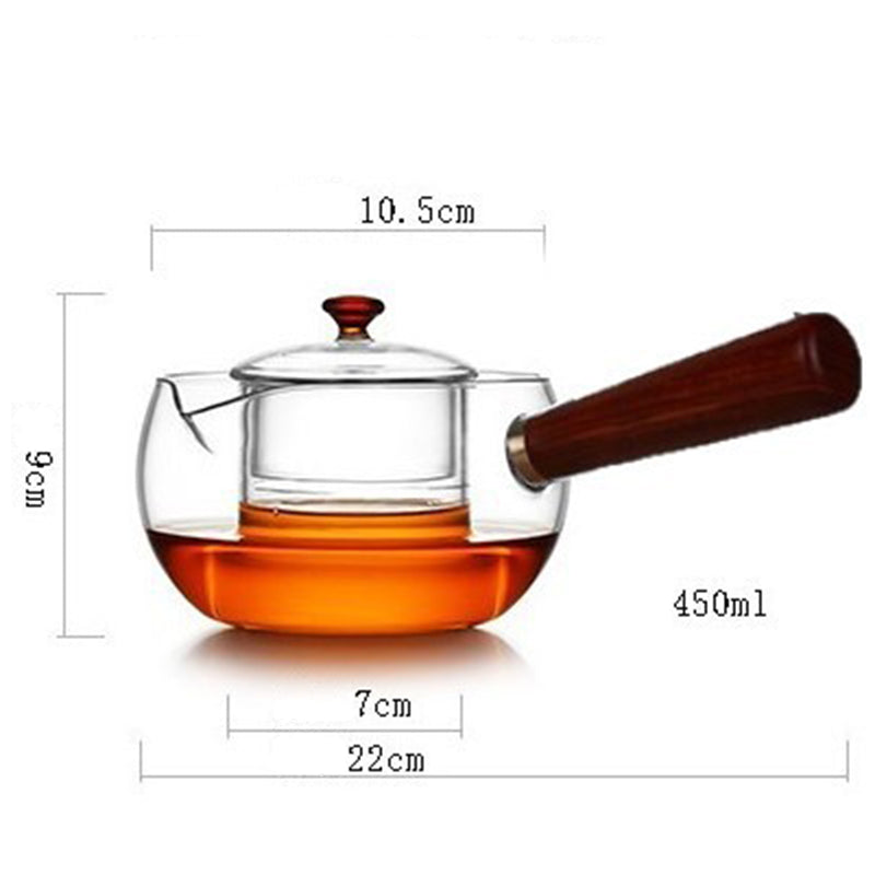 Heat-resistant Glass Tea Set Teapot Angelwarriorfitness.com