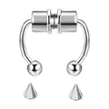 Fake Nose Ring Hip Hoop Rock U Shaped Magnetic Nose Piercing Hoop Septum Rings Punk Piercing Body Jewelry Angelwarriorfitness.com