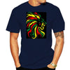 Men's Fashion Casual Lion Print T-Shirt Top Angelwarriorfitness.com