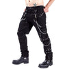 Foreign Trade Personality Casual Pants Men's Gothic Pants Punk Rock Eyelet Cargo Bondage Pants Angelwarriorfitness.com
