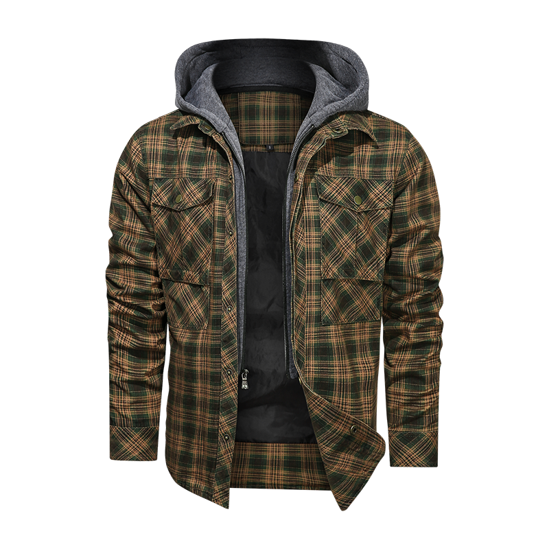 Men Warm Jacket Fleece Thick Autumn Winter Detachable Hoodies Jackets Men Slim Fit Men Clothing Angelwarriorfitness.com