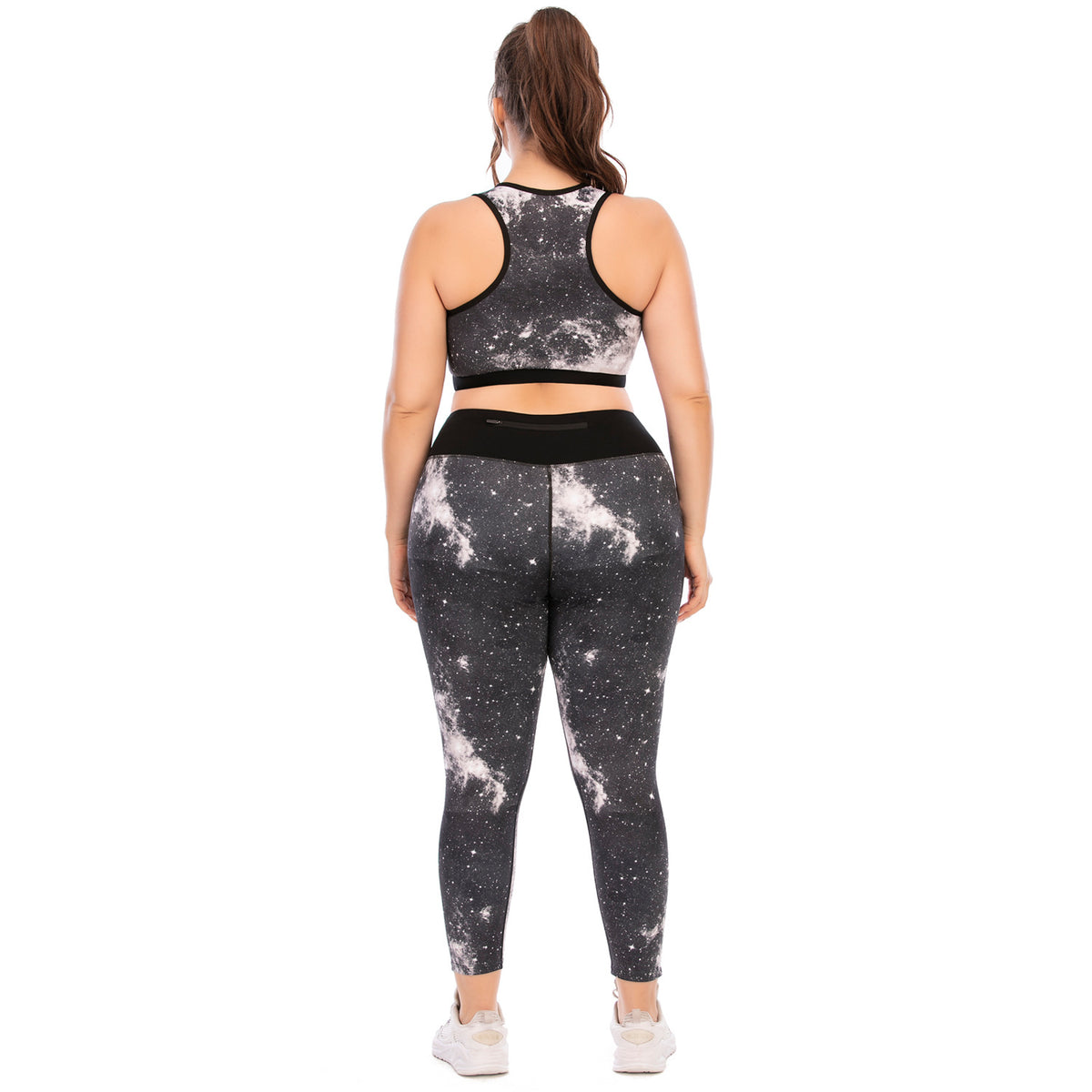 Workout Clothes Suit Plus Size Yoga Clothes Tight-fitting  Pants Sports Bra Angelwarriorfitness.com