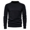 Men Casual Crew Neck Plus Size Sweater Angelwarriorfitness.com