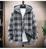Men Plaid Color Blocking Plus Size Sweater Angelwarriorfitness.com