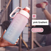 Gradient Color Water Cup Summer Large Capacity Sports Angelwarriorfitness.com