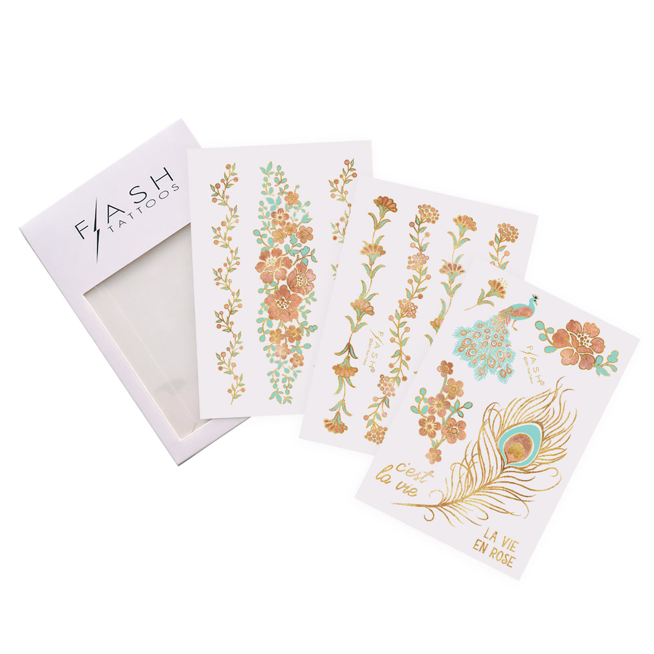 CAMILLE METALLIC TEMPORARY FLASH TATTOOS Angelwarriorfitness.com