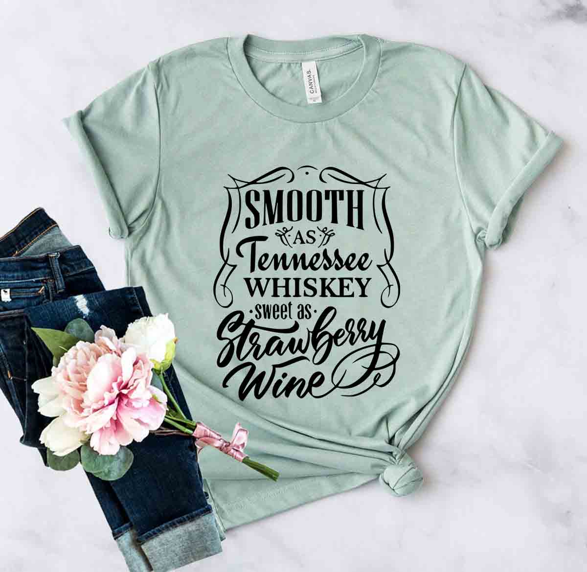 DT0241 Smooth As Tennessee Whiskey Sweet As Shirt Angelwarriorfitness.com