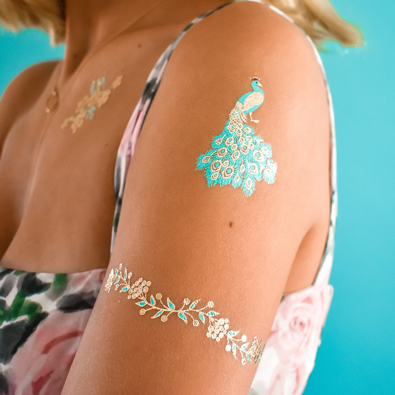 CAMILLE METALLIC TEMPORARY FLASH TATTOOS Angelwarriorfitness.com