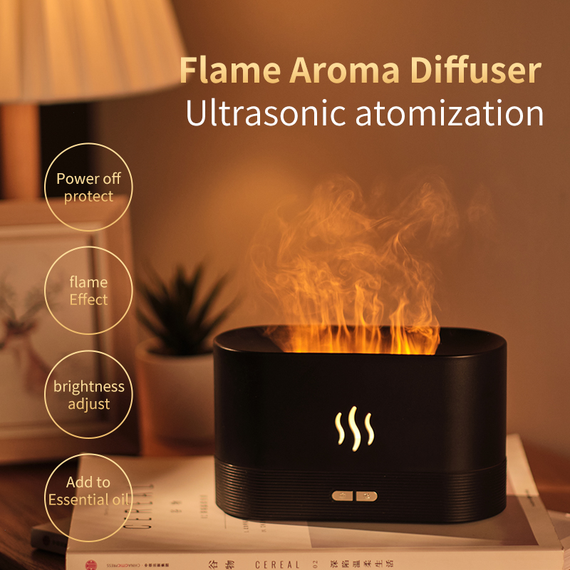 Simulated Flame Aroma Diffuser Angelwarriorfitness.com