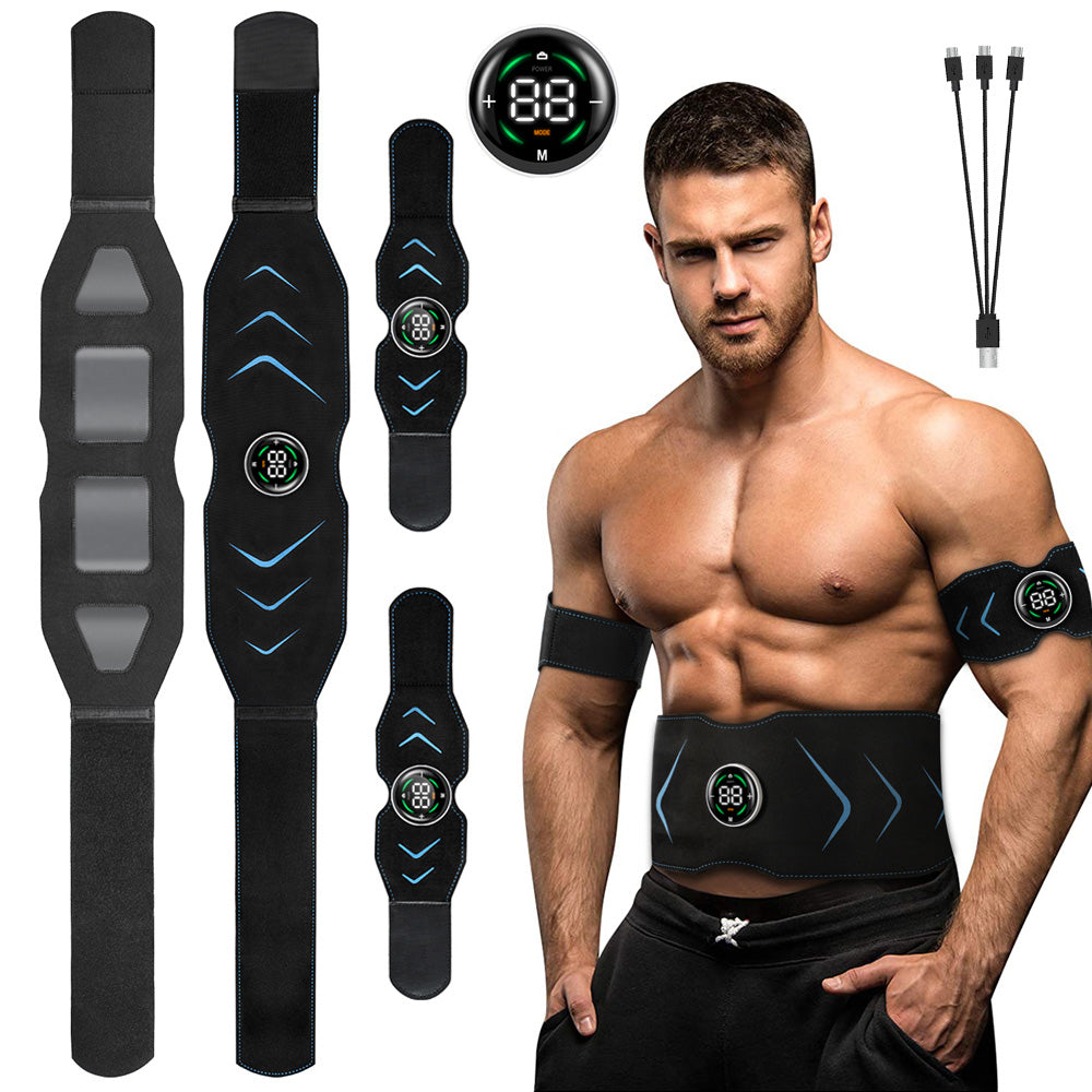 EMS Muscle Stimulator Abdominal Body Slimming Belt Angelwarriorfitness.com