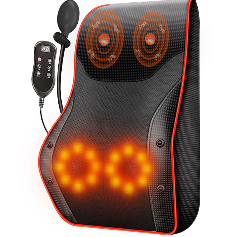 Cervical Spine Massager Multifunctional Neck Back Waist Massage Cushion Angelwarriorfitness.com