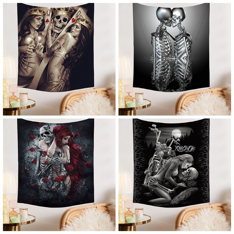 Room Decoration Cloth Gothic Kissing Tapestry Angelwarriorfitness.com