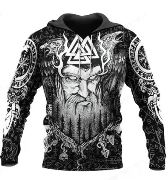 Men's Hoodie 3D Digital Printing Hoodie Angelwarriorfitness.com