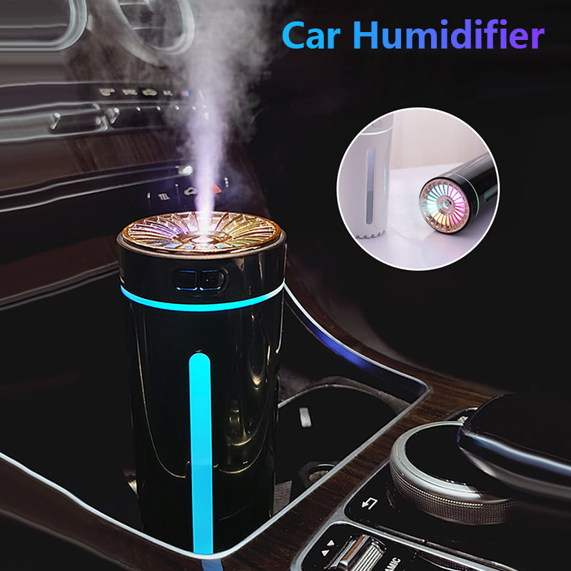 Wireless Air Humidifier Colorful Lights Mute Ultrasonic USB Fogger Diffuser Purifier 800mAh Rechargeabl Cool Mist Maker For Car Angelwarriorfitness.com