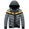 Men Winter Casual Plus Size Hooded Jacket Angelwarriorfitness.com