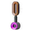 Self Cleaning Hair Brush For Women One-key Cleaning Hair Loss Airbag Massage Scalp Comb Anti-Static Hairbrush Angelwarriorfitness.com
