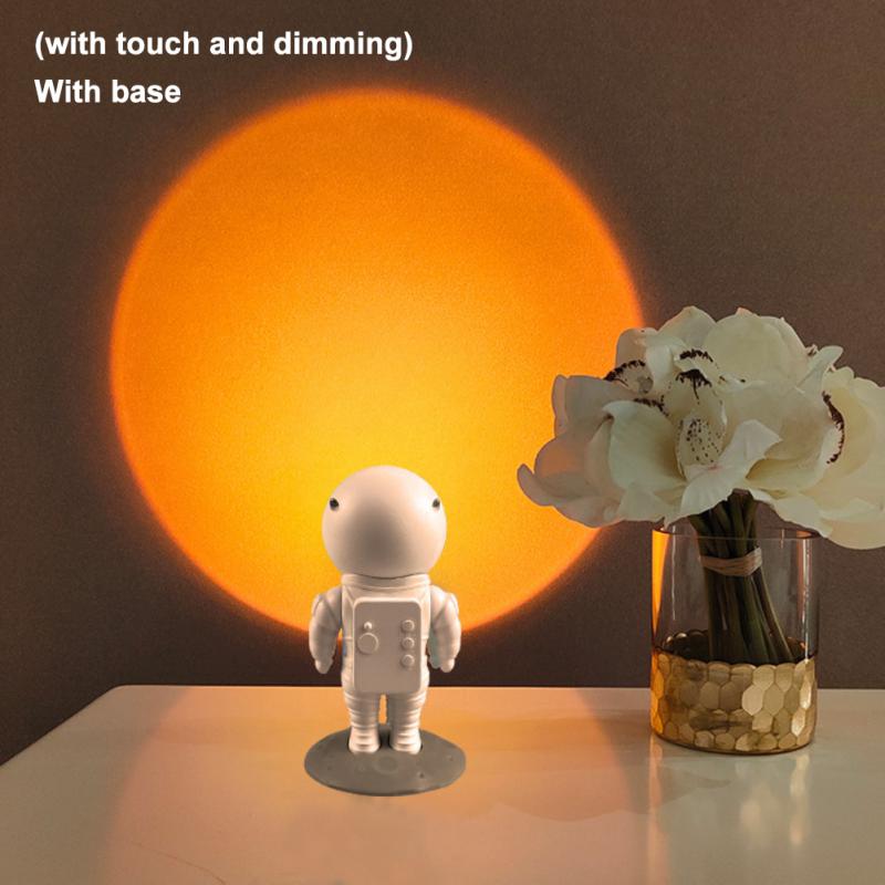 Robot Astronaut Sunset Atmosphere Night Light Angelwarriorfitness.com