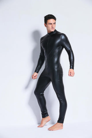 Size Men's Underwear Patent Leather Onesie Angelwarriorfitness.com