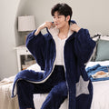 Men's Pajamas Autumn And Winter Coral Fleece Pajamas Set Angelwarriorfitness.com