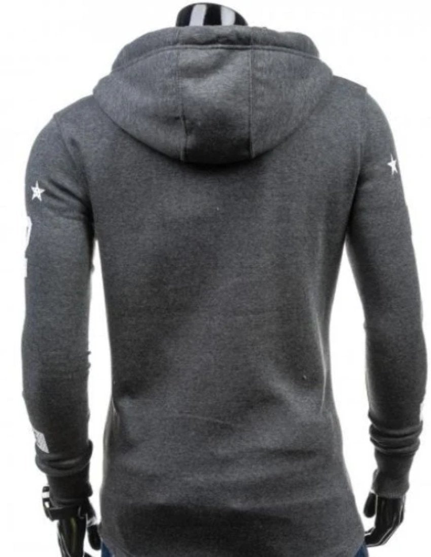 Mens Street Style Biker Hoodie Angelwarriorfitness.com