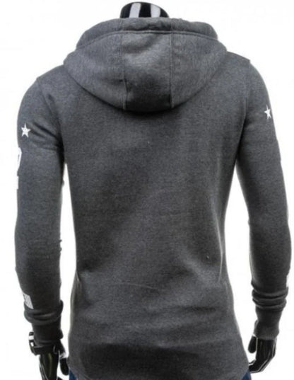 Mens Street Style Biker Hoodie Angelwarriorfitness.com